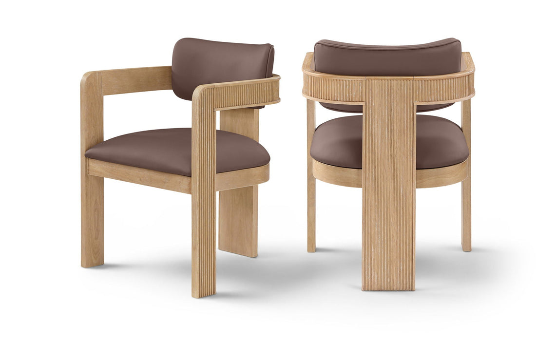 Sacha Vegan Leather Upholstered Dining Chair