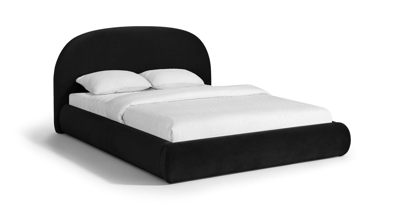 Cama tapizada de terciopelo Celine