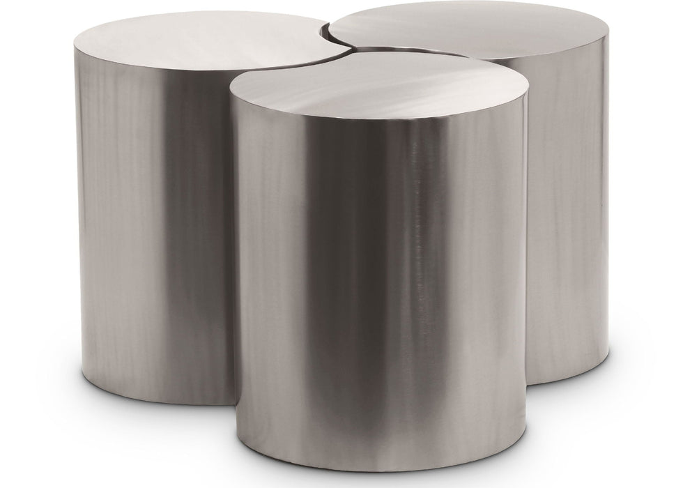 Dimple Iron Nesting 3pc. Modular Coffee Table