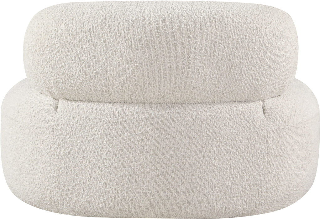 Venti Boucle Fabric Upholstered Living Room Chair