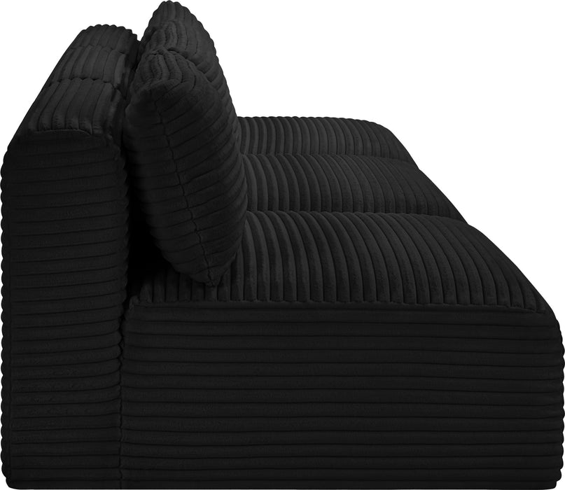 Shaggy 93" Corduroy Performance Fabric Upholstered Modular Sofa