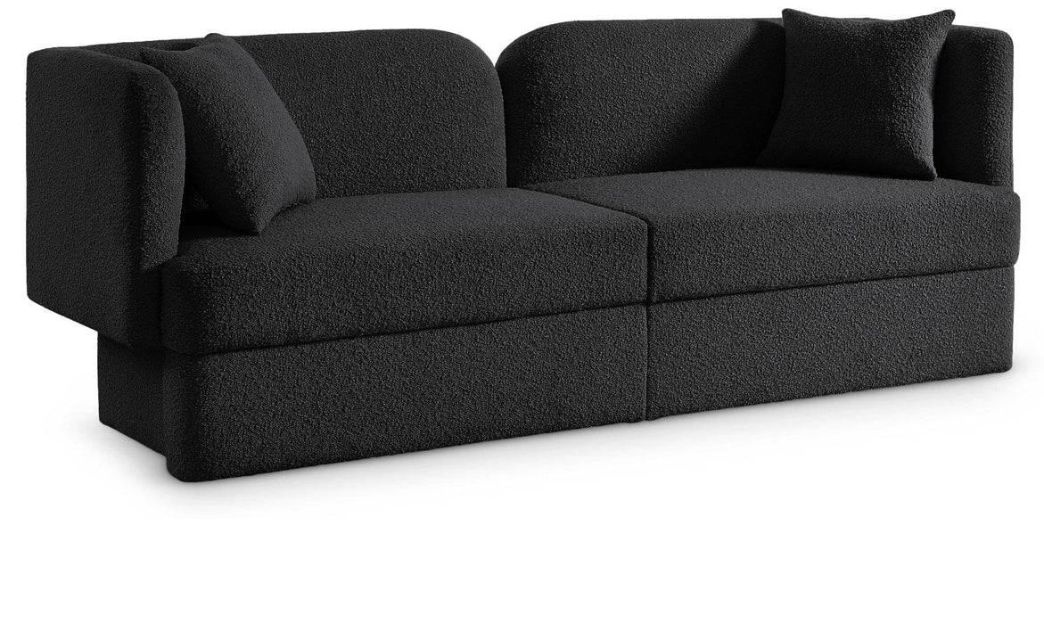Marcel 91" Boucle Fabric Upholstered Sofa