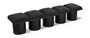 Pavilion Boucle Fabric Upholstered 5pc. Modular Bench