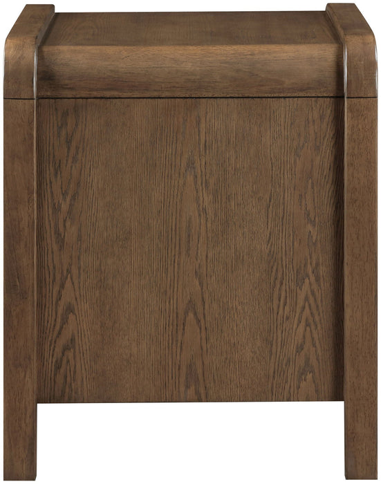 Harmony 20" Oak Veneer And Solid Wood Nightstand