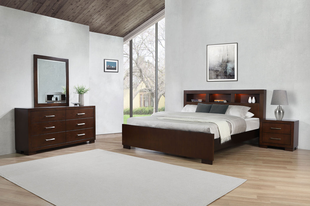 Jessica 5-piece Queen Bedroom Set Cappuccino
