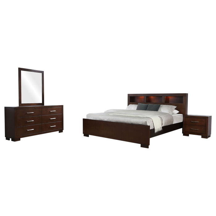Jessica 5-piece Queen Bedroom Set Cappuccino