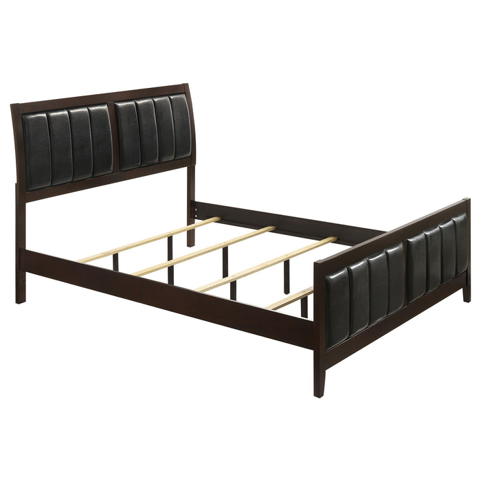 Carlton 5-piece Eastern King Bedroom Set Cappuccino