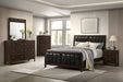 Coaster Carlton 6-Piece Eastern King Bedroom Set Cappuccino