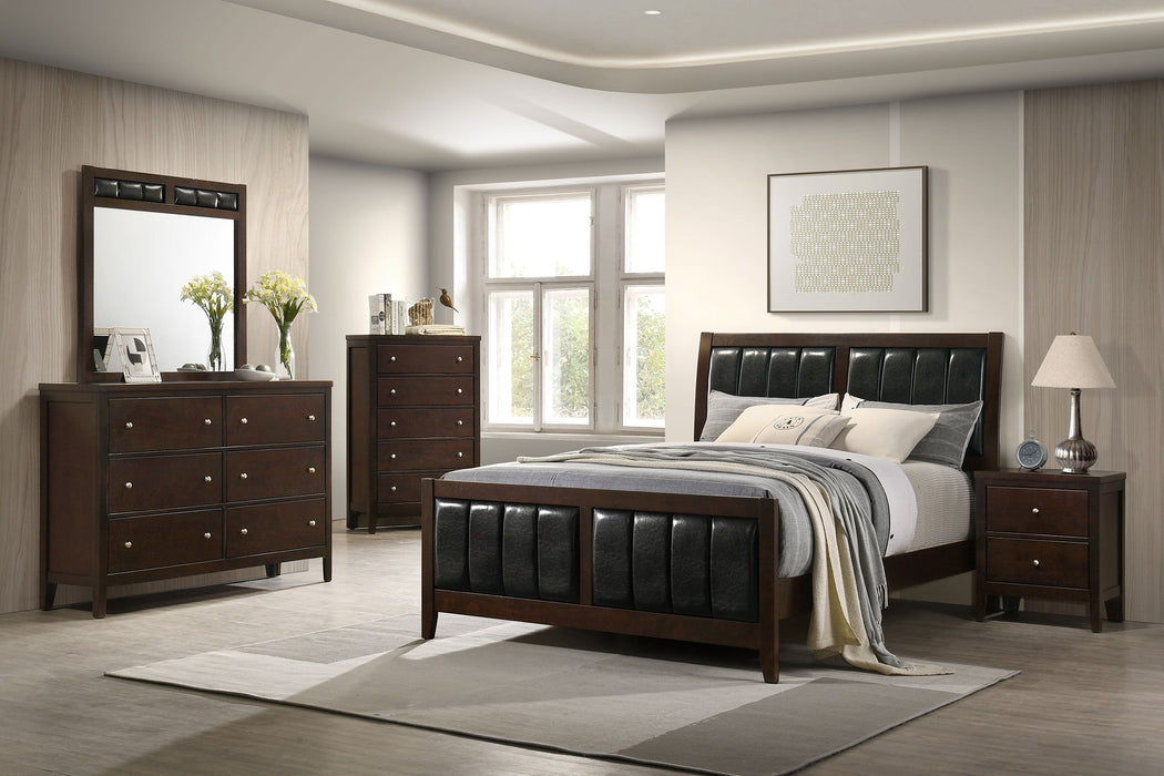 Coaster Carlton 6-Piece California King Bedroom Set Cappuccino