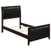 Carlton Wood Panel Bed Cappuccino