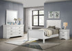Coaster Louis Philippe 6-Piece Twin Bedroom Set White