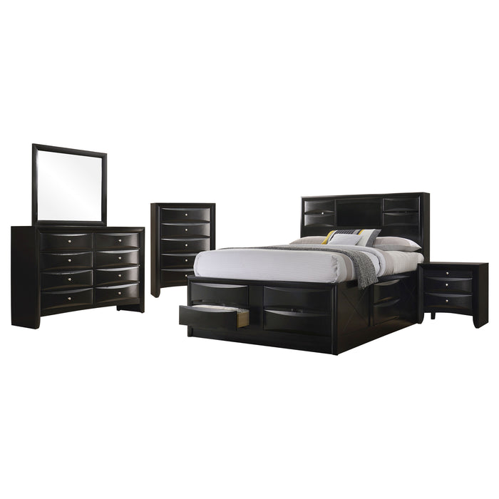 Briana 5-piece Bedroom Set Black