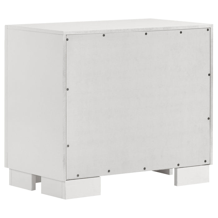 Jessica 6-piece LED Bedroom Set Snow White