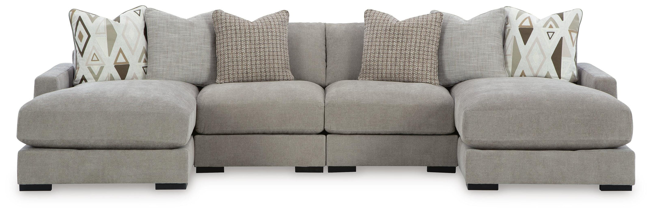 Aslan Court 4-Piece Sofa Pit Sectional - image 1