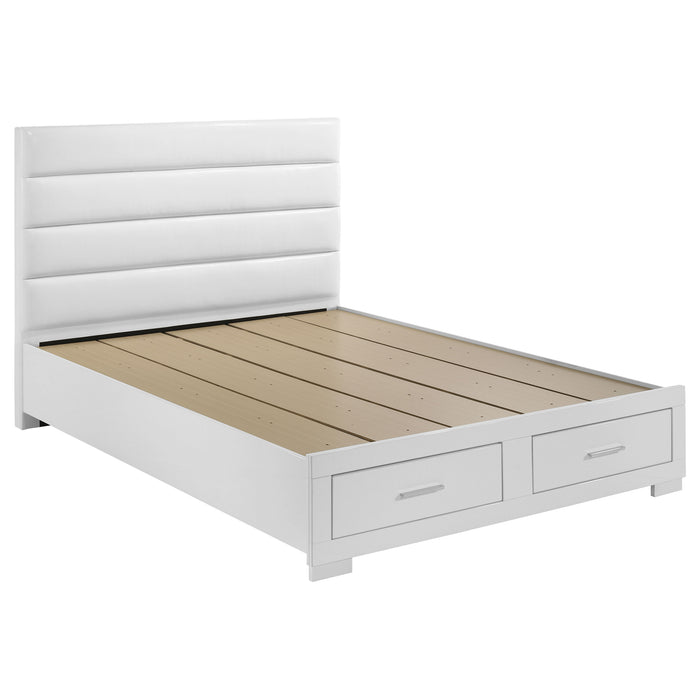 Felicity 4-piece Platform Bedroom Set White