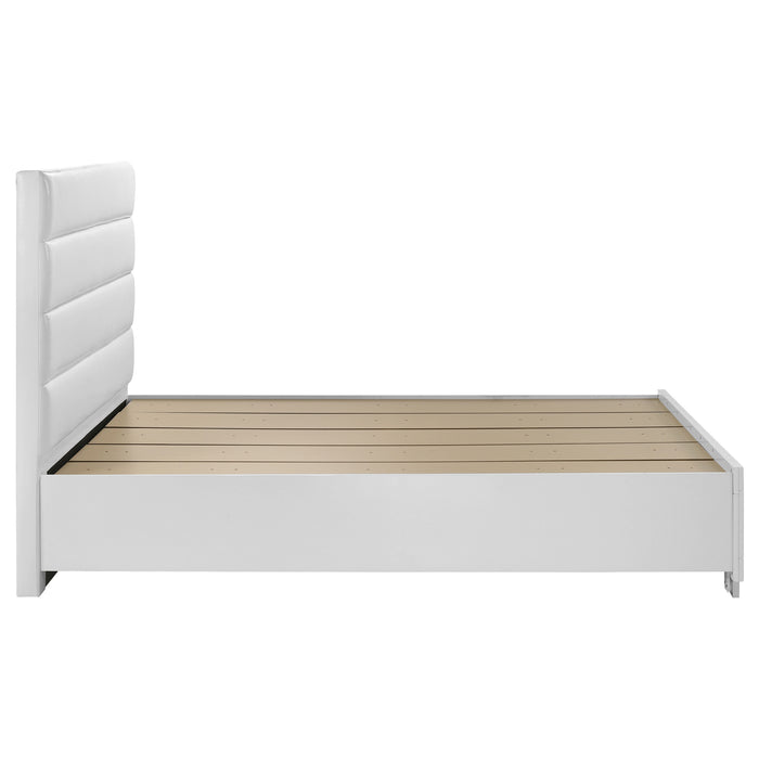 Felicity Storage Bed White High Gloss