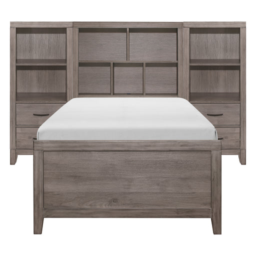 Woodrow 4pc Set Twin Wall Bed with Toy Boxes (TB+2PNS+TFT)