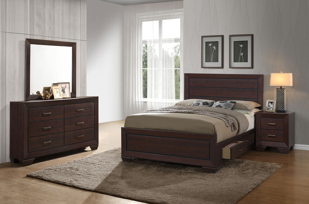 Kauffman 5-piece Queen Bedroom Set Dark Cocoa