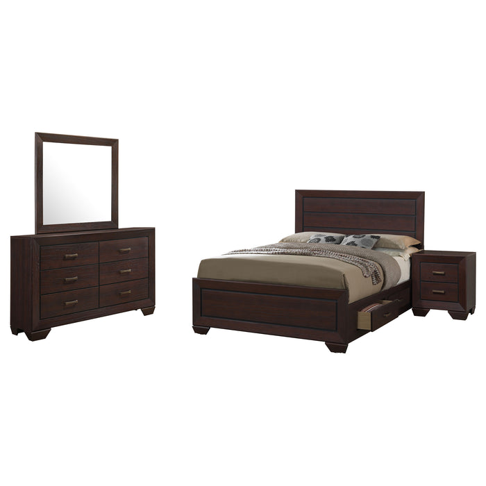 Kauffman 5-piece Queen Bedroom Set Dark Cocoa