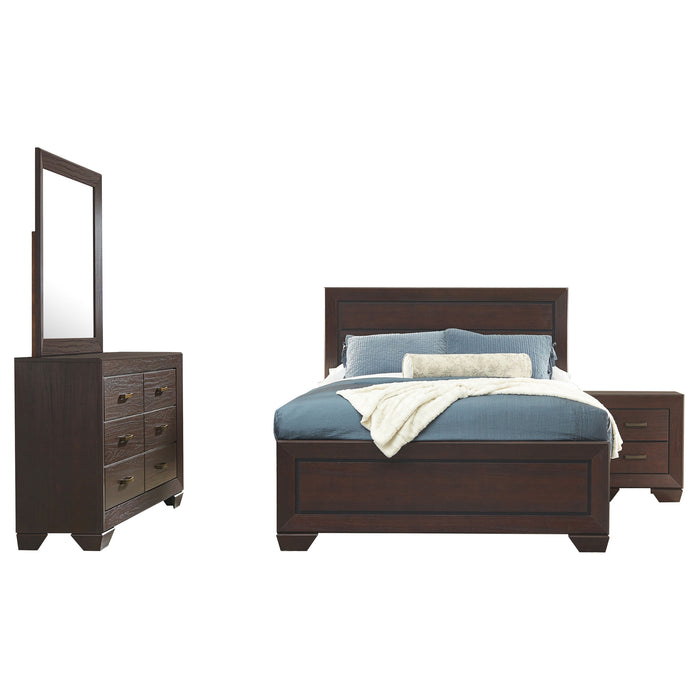 Kauffman 5-piece California King Bedroom Set Dark Cocoa