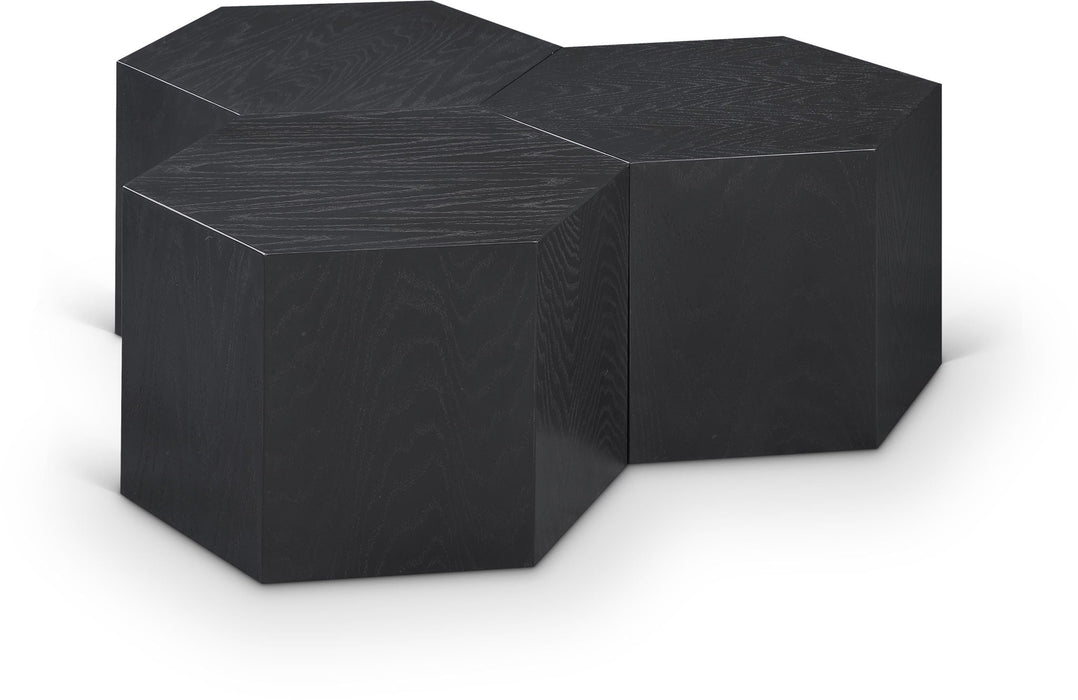 Eternal Oak Wood 3pc. Modular Coffee Table