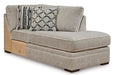 Calnita 2-Piece Sectional with Chaise - Brown/Beige