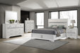 Coaster Miranda 6-Piece Full Bedroom Set White with 54-Inch Headboard