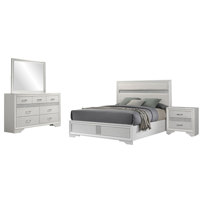Miranda 5-piece Eastern King Bedroom Set White