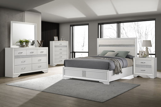 Coaster Miranda 6-Piece Queen Bedroom Set White with 54-Inch Headboard