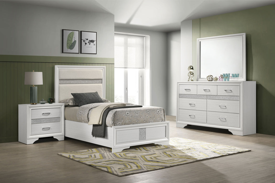 Miranda 5-piece Twin Bedroom Set White