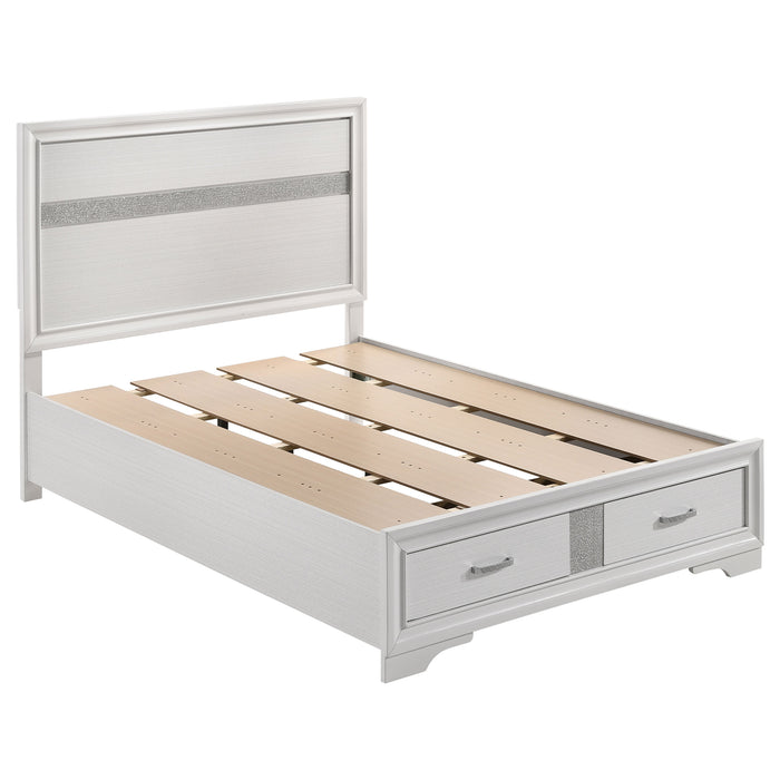 Miranda 51-inch Wood Storage Panel Bed White