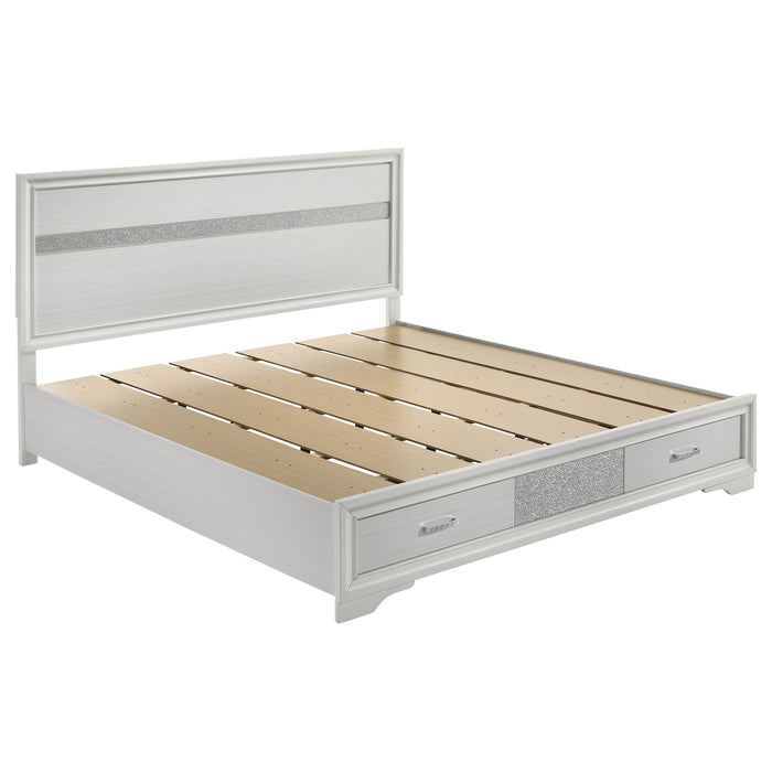 Miranda 51-inch Wood Storage Panel Bed White