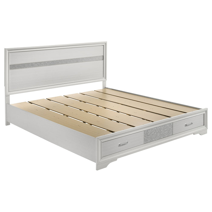 Miranda 51-inch Wood Storage Panel Bed White