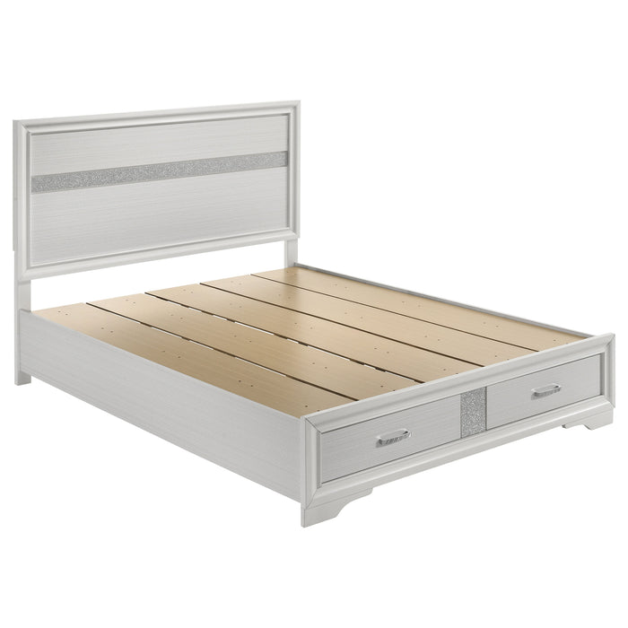 Miranda 51-inch Wood Storage Panel Bed White