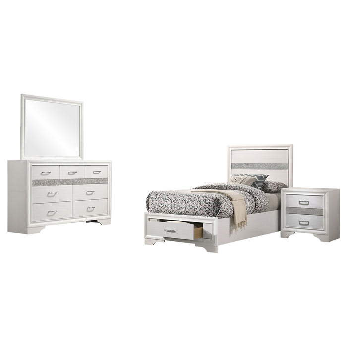 Miranda 5-piece Twin Bedroom Set White