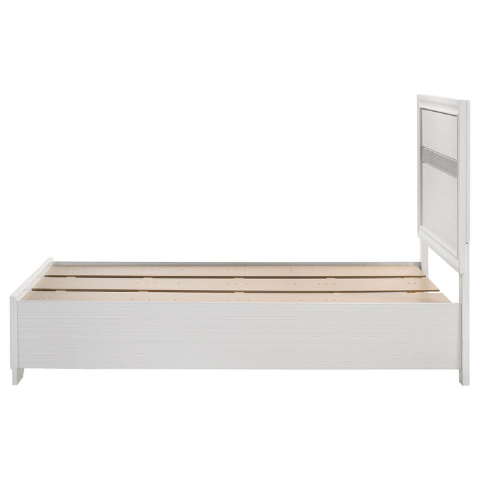 Miranda 51-inch Wood Storage Panel Bed White