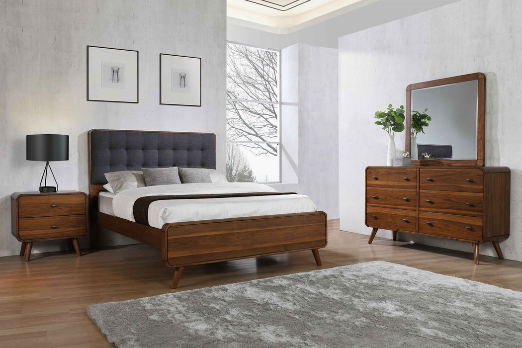 Robyn 5-piece Full Bedroom Set Dark Walnut