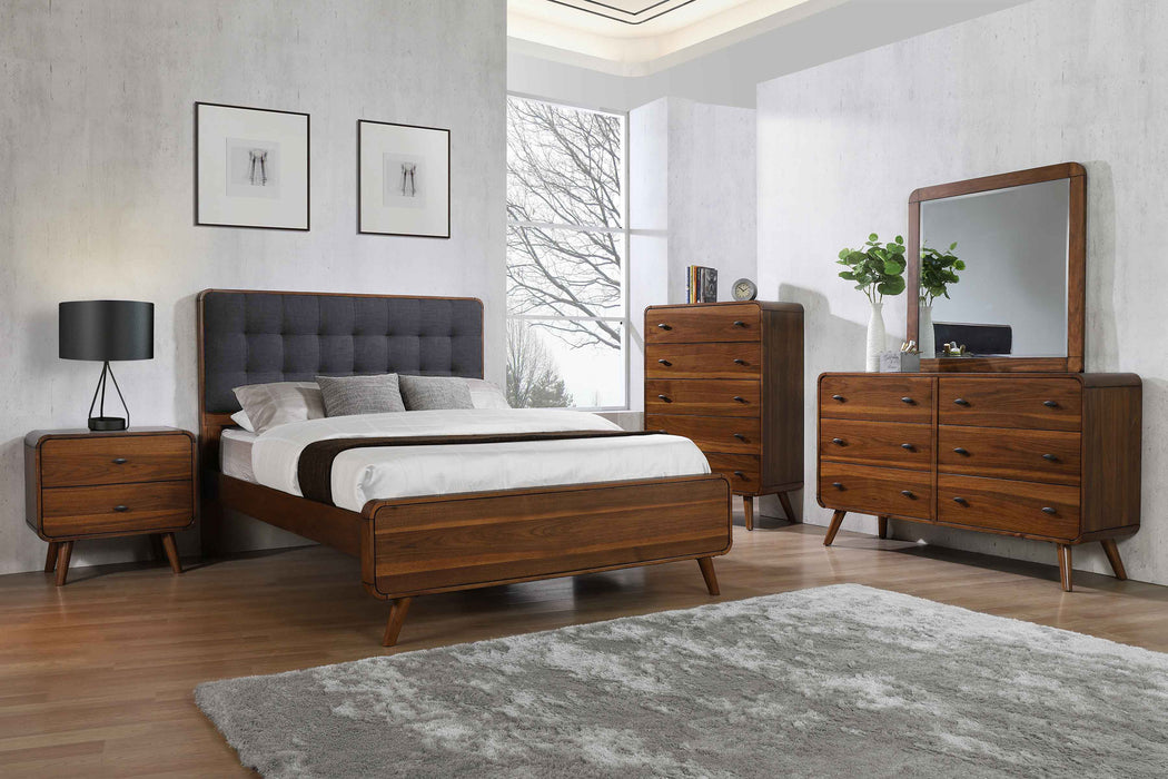 Coaster Robyn 6-Piece Full Bedroom Set Dark Walnut