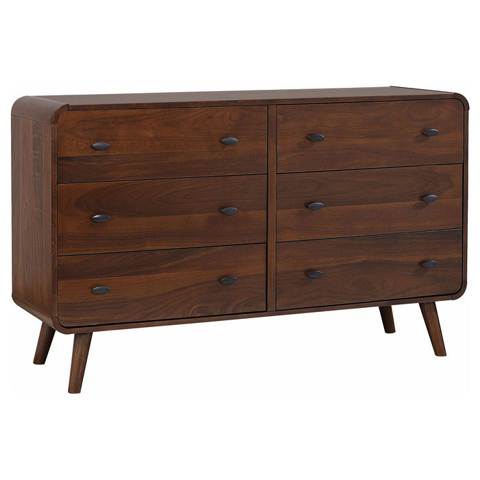 Robyn 5-piece California King Bedroom Set Dark Walnut