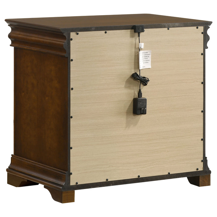 Garland 5-piece Eastern King Bedroom Set Brown Cherry