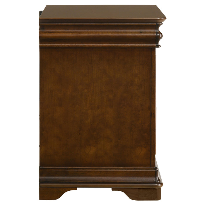 Garland 2-drawer Nightstand Bedside Table Brown Cherry