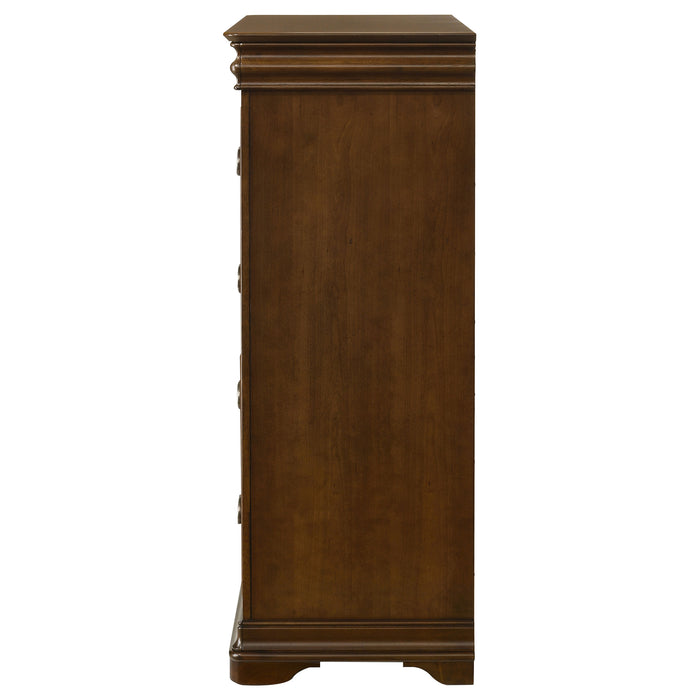 Garland 4-drawer Bedroom Chest of Drawers Brown Cherry