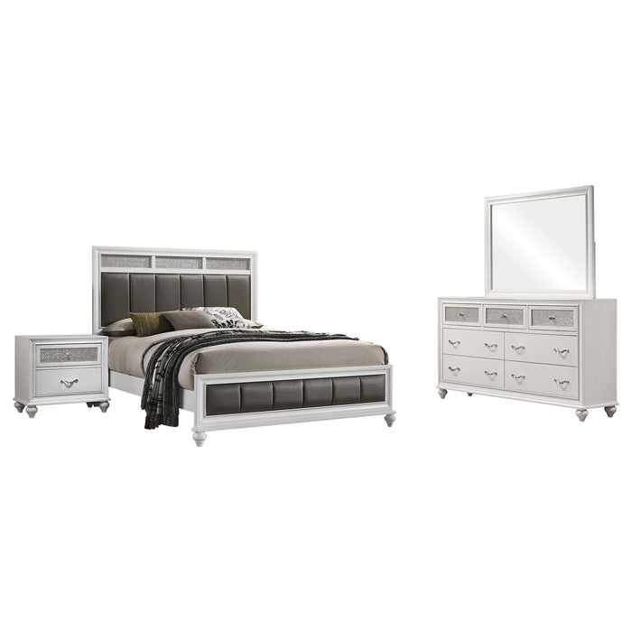Barzini 5-piece Queen Bedroom Set White