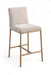 Reeves Chenille Fabric Upholstered Counter Stool