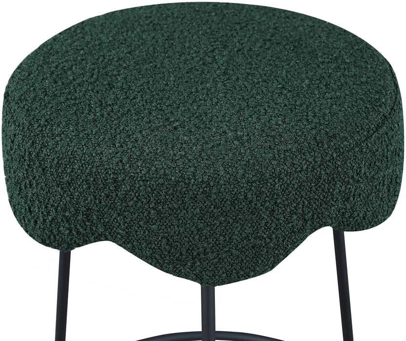 Fleur Boucle Fabric Upholstered Counter Stool