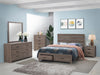 Coaster Brantford 6-Piece Queen Bedroom Set Barrel Oak with 48-Inch Headboard