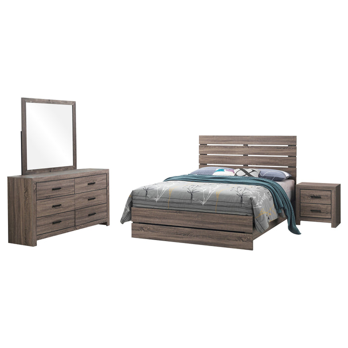 Brantford 5-piece Eastern King Bedroom Set Barrel Oak