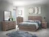 Coaster Brantford 6-Piece Eastern King Bedroom Set Barrel Oak with 52-Inch Headboard