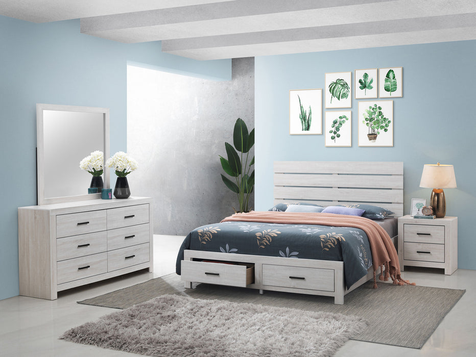 Brantford 5-piece Eastern King Bedroom Set Coastal White