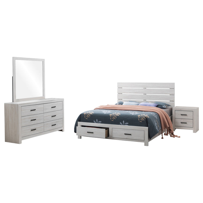 Brantford 5-piece Eastern King Bedroom Set Coastal White